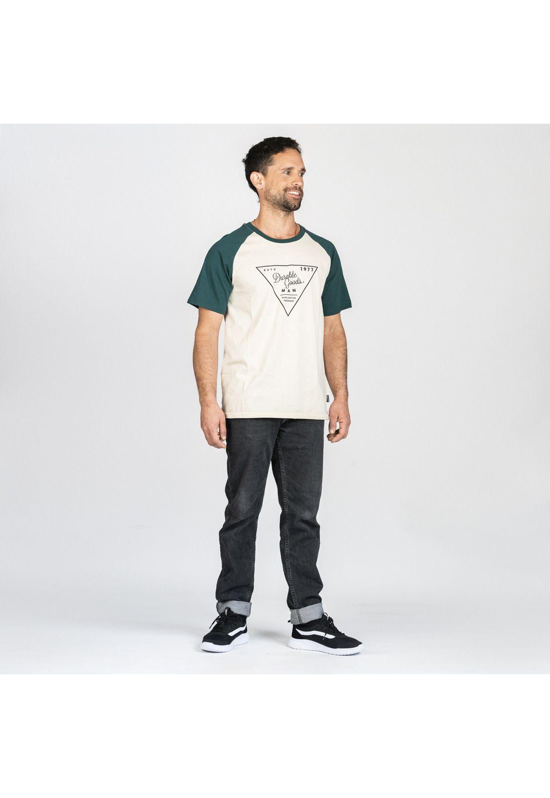 Polera M/C Hombre Durable G Verde-1