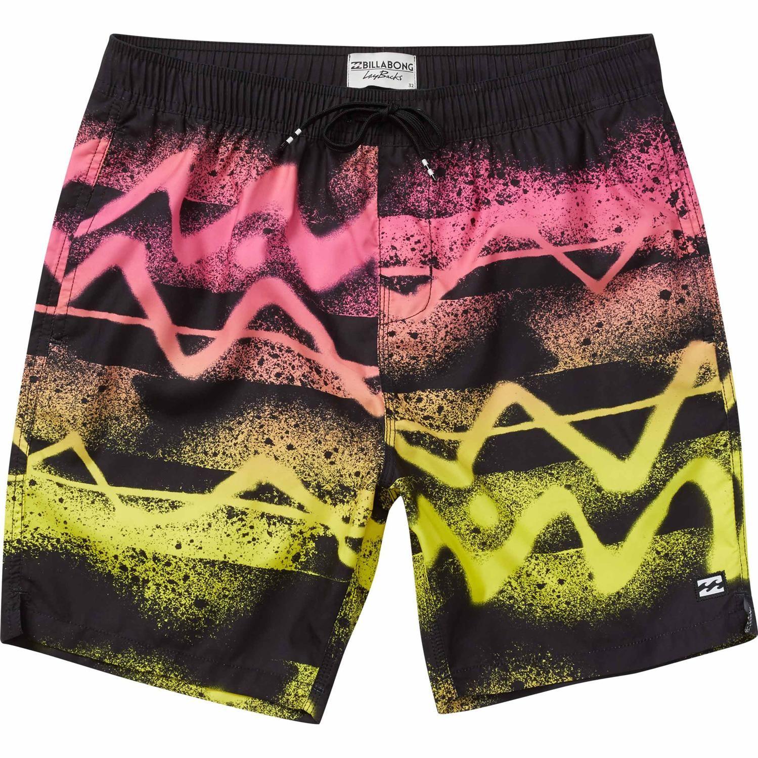 Traje De Baño Polyester Hombre Sundays Layback Multicolor Billabong-0