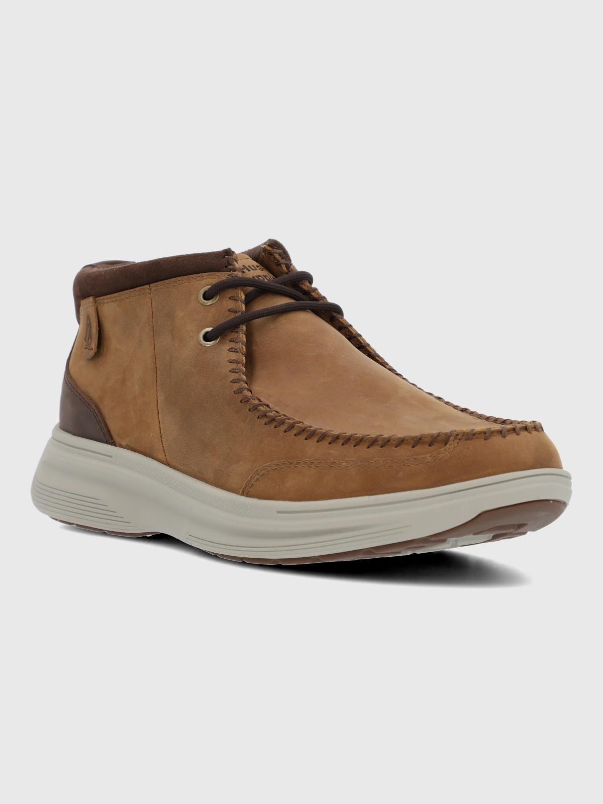 Botin Cuero Hombre Montaro Café-0