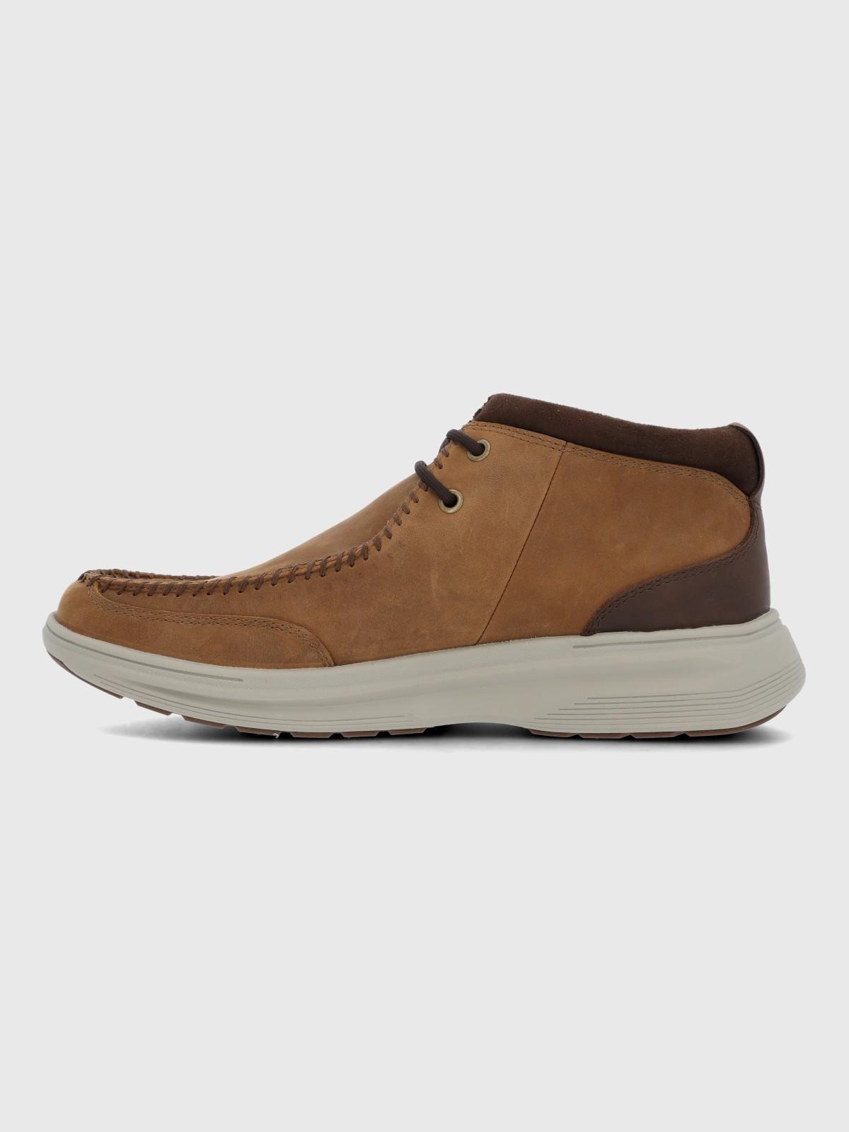 Botin Cuero Hombre Montaro Café-4