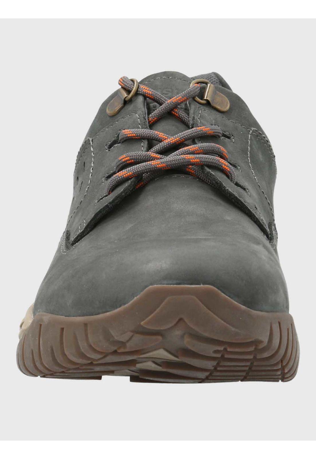 Zapatilla Cuero Hombre Kurth Gris-3