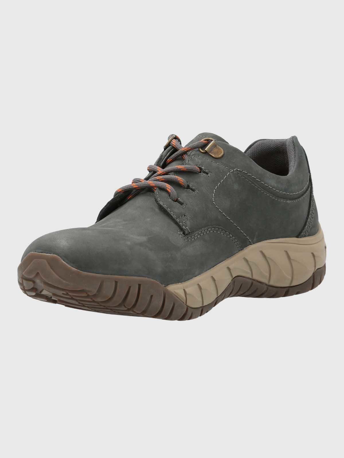 Zapatilla Cuero Hombre Kurth Gris-4
