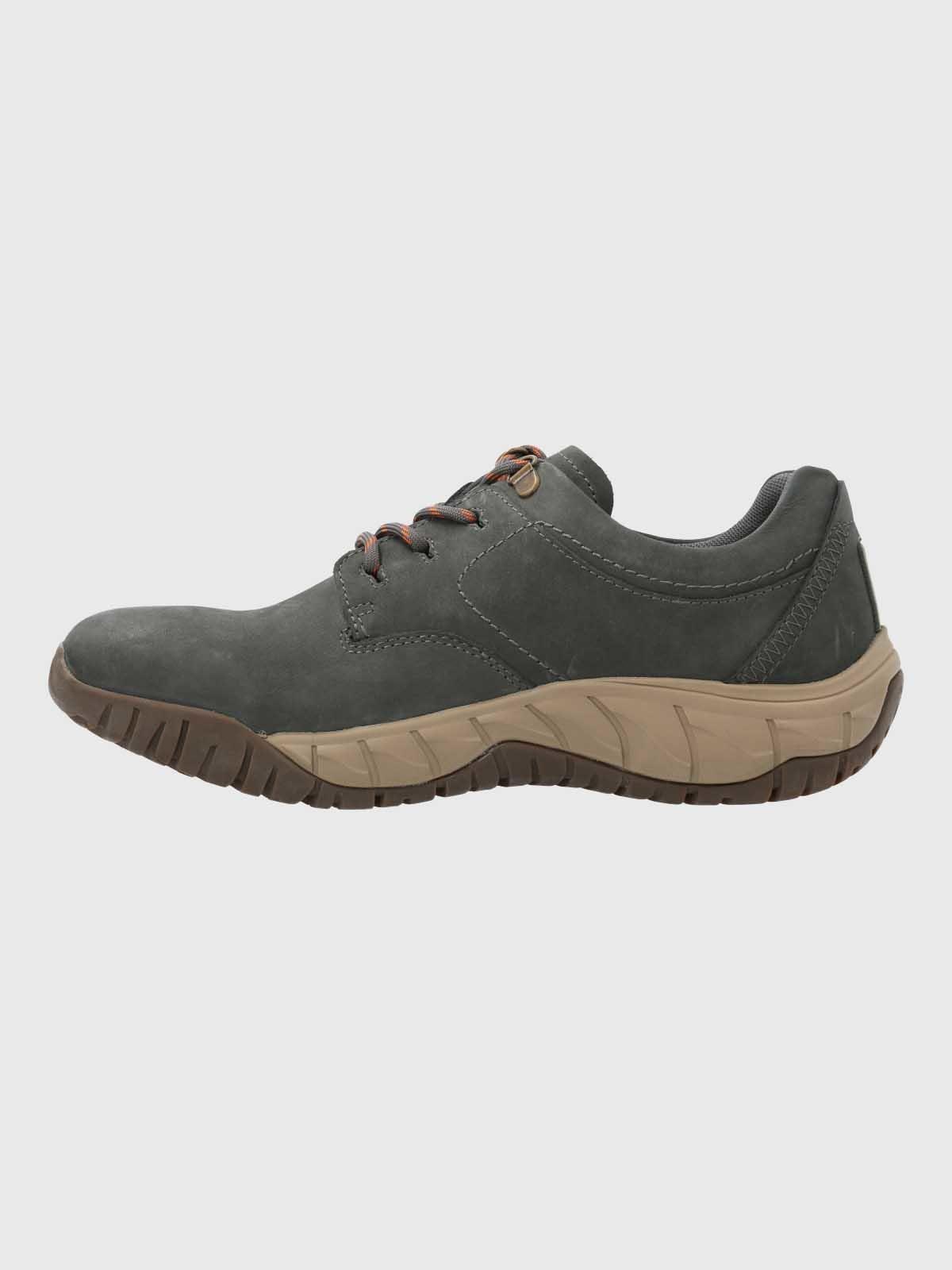 Zapatilla Cuero Hombre Kurth Gris-5