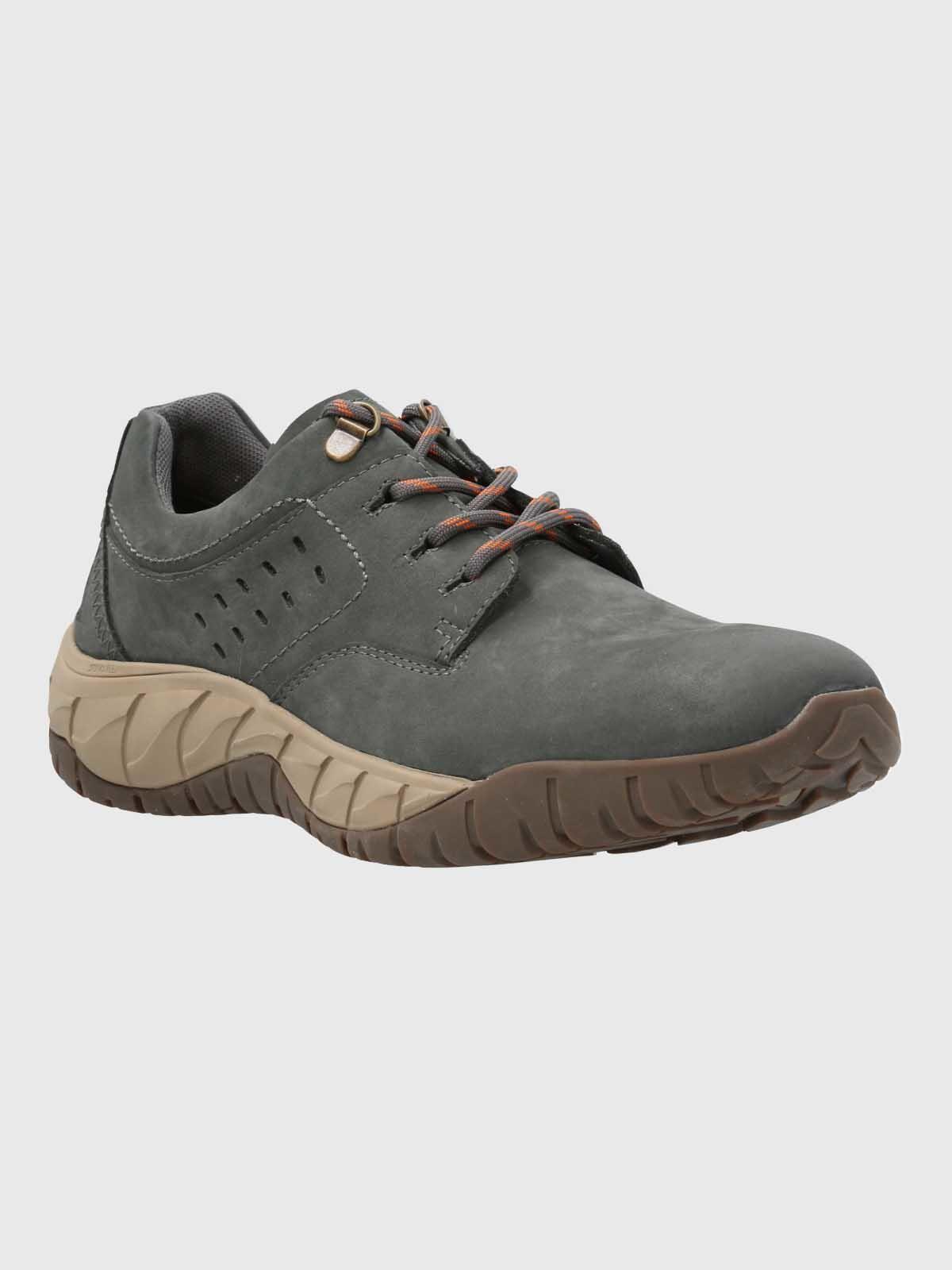 Zapatilla Cuero Hombre Kurth Gris-0