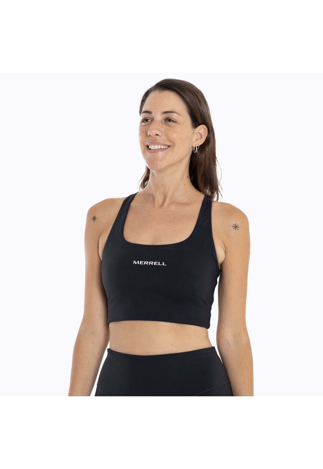 Peto Mujer Savannah Bra Negro Merrell-0
