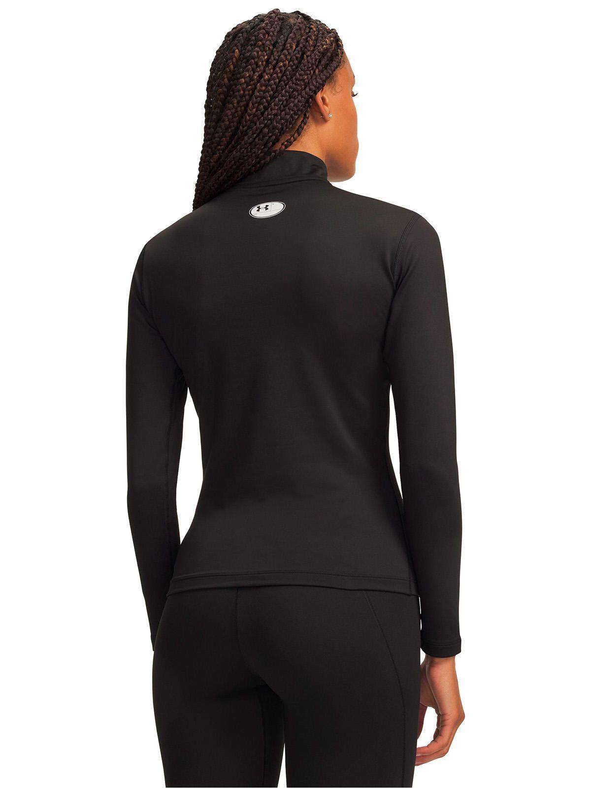Primera capa superior ColdGear Mock negra Mujer-1