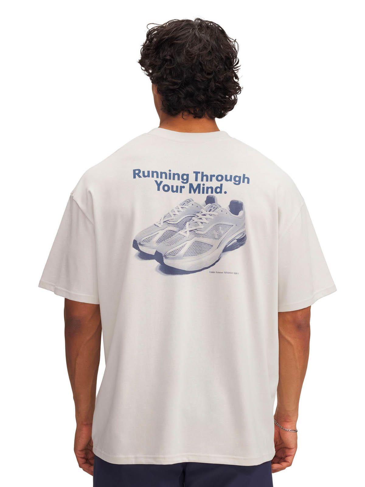 Polera Manga Corta de Lifestyle para Hombre Heavyweight Café -1