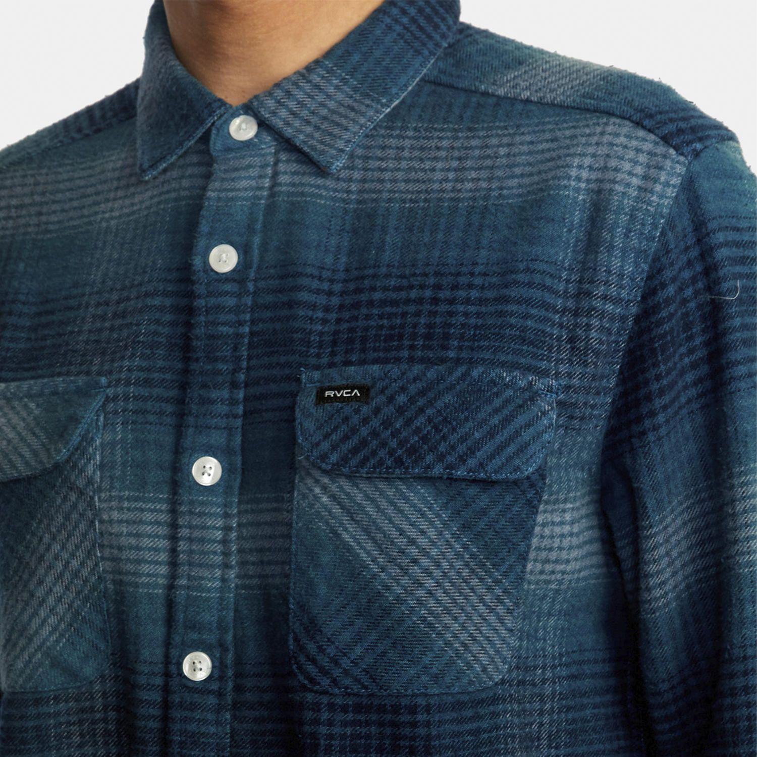 Camisa M/L Hombre Balance Azul-2