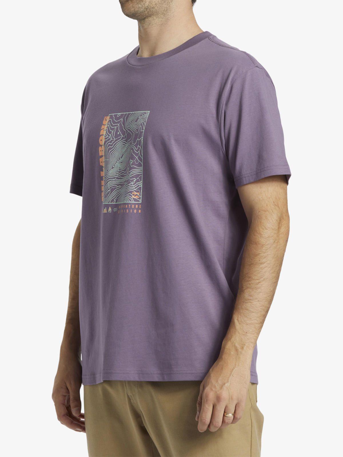 Polera Hombre Topography Morado-4