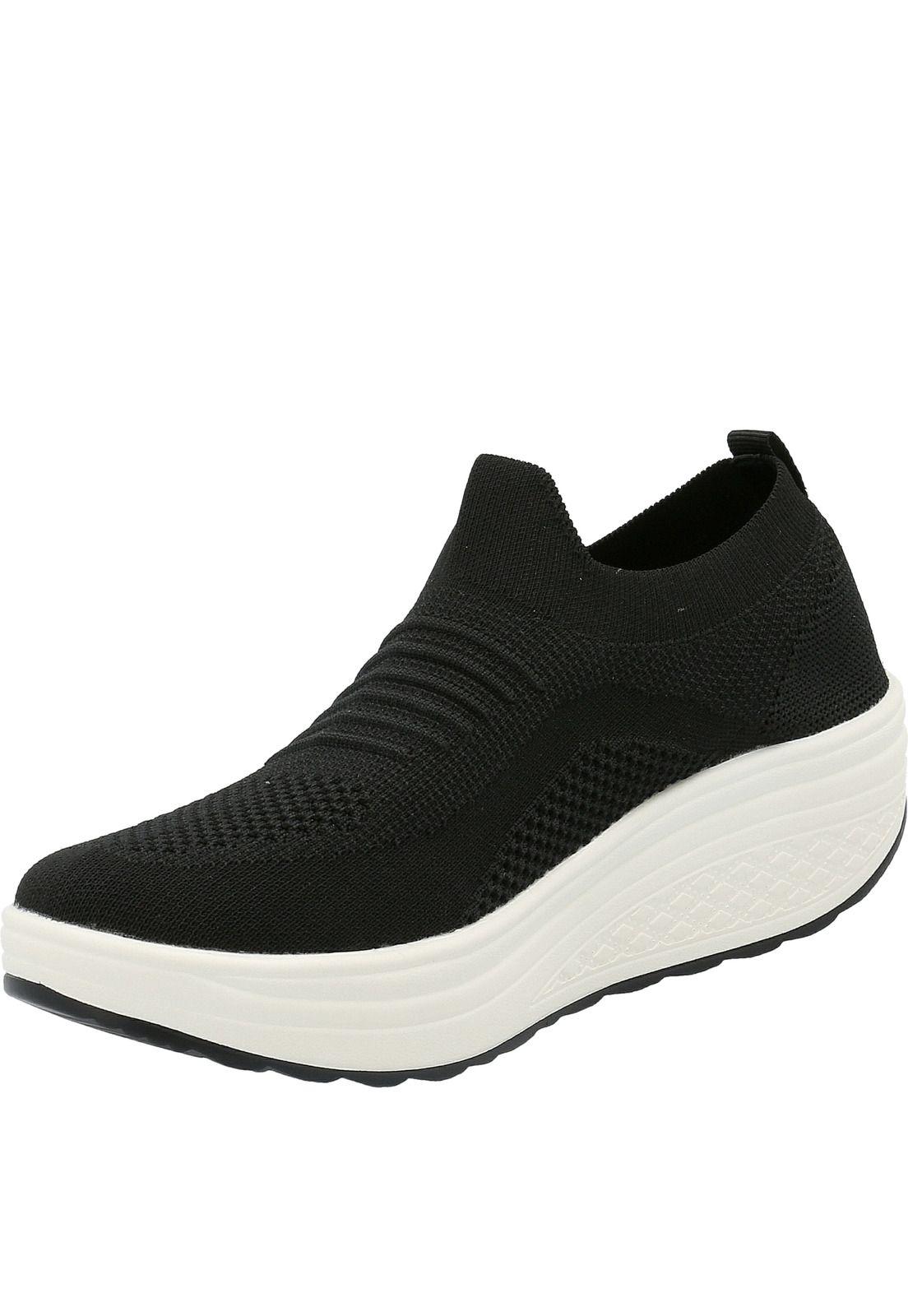 Zapatilla Mujer Grazia Negro-3