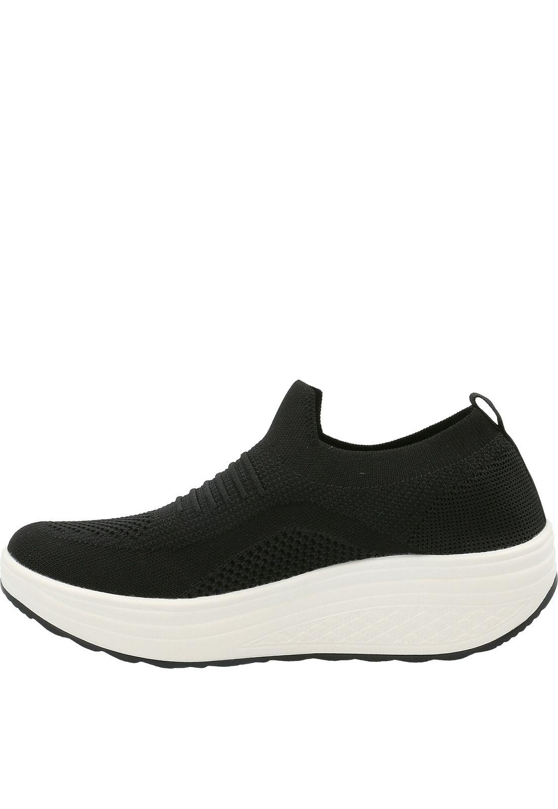 Zapatilla Mujer Grazia Negro-4