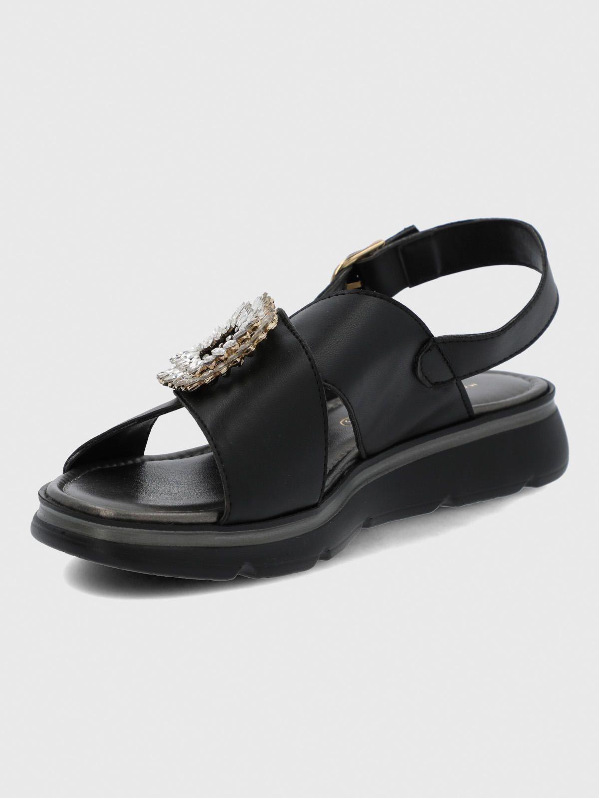 Sandalia Cerutti Mujer Gullo Negra-5