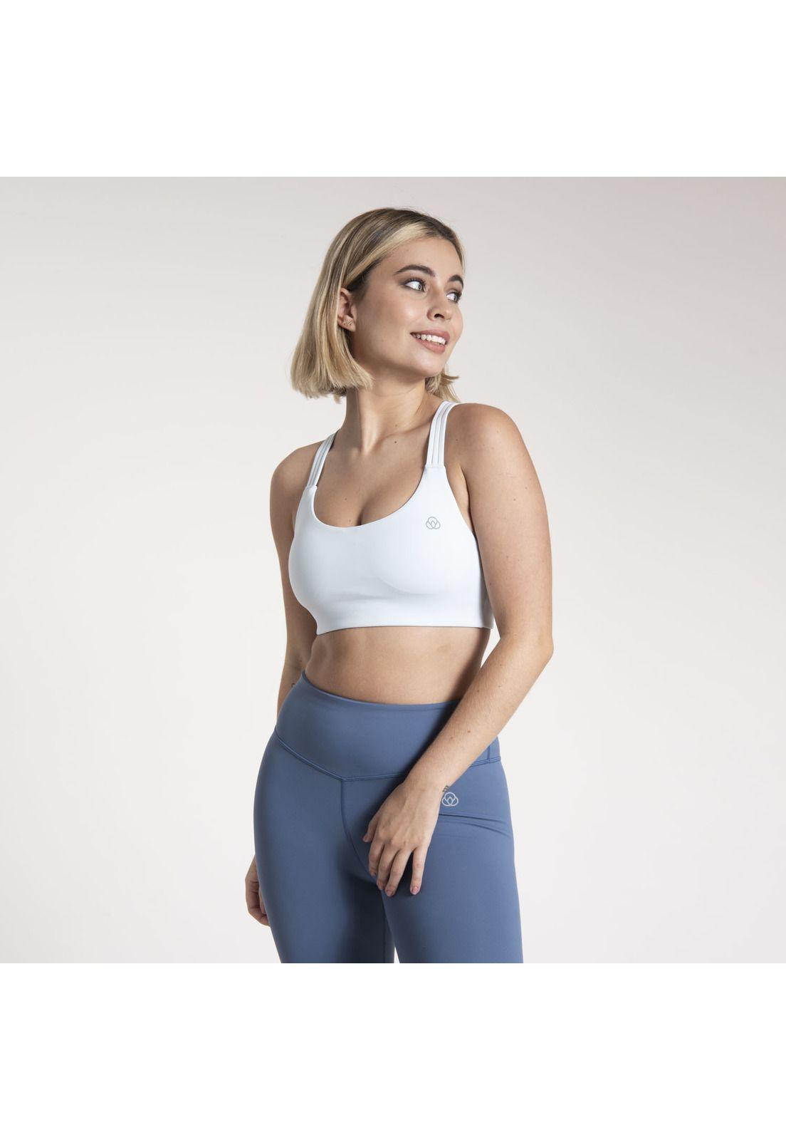 Peto Mujer Cross Back Bra Gris-1