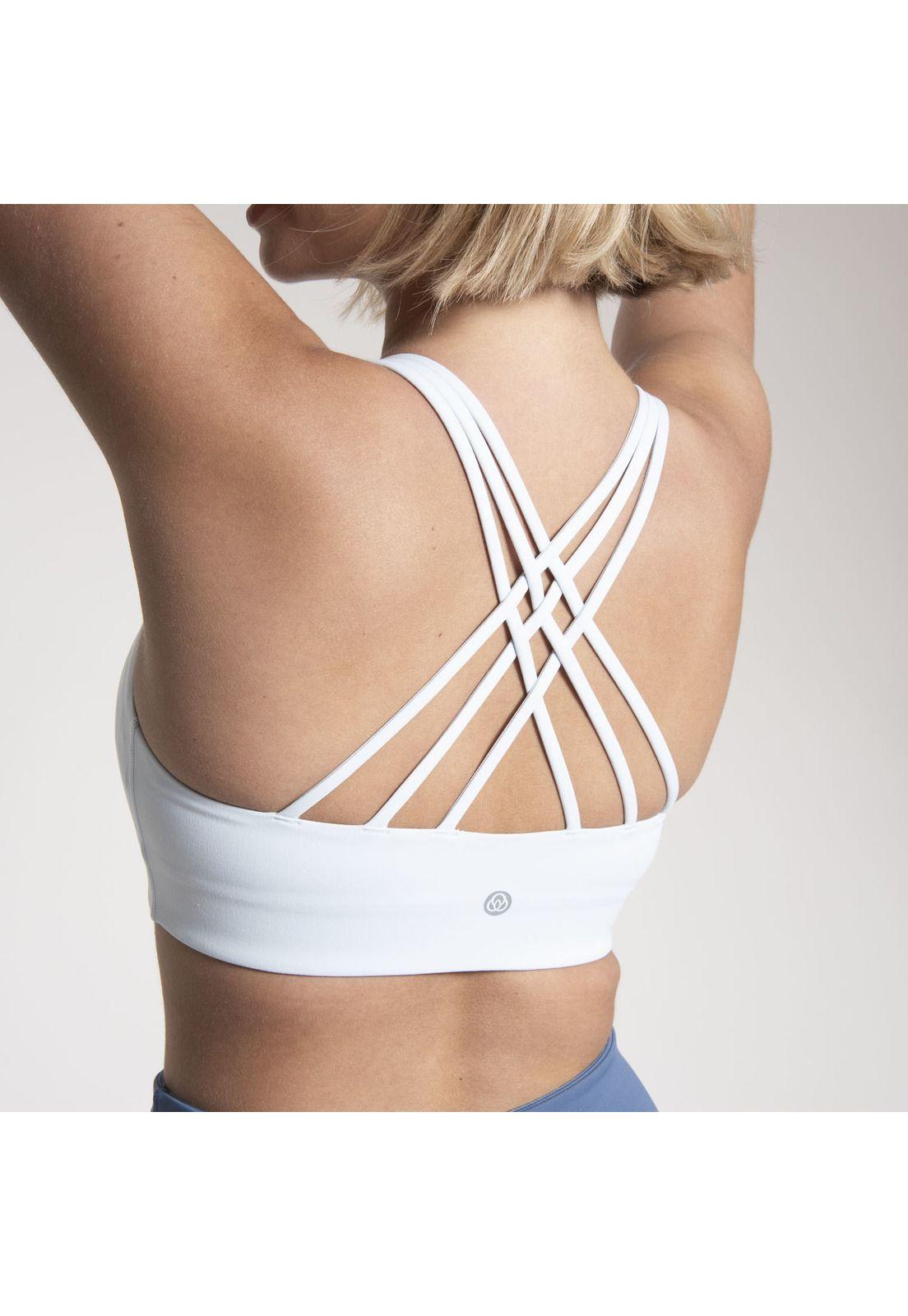 Peto Mujer Cross Back Bra Gris-2
