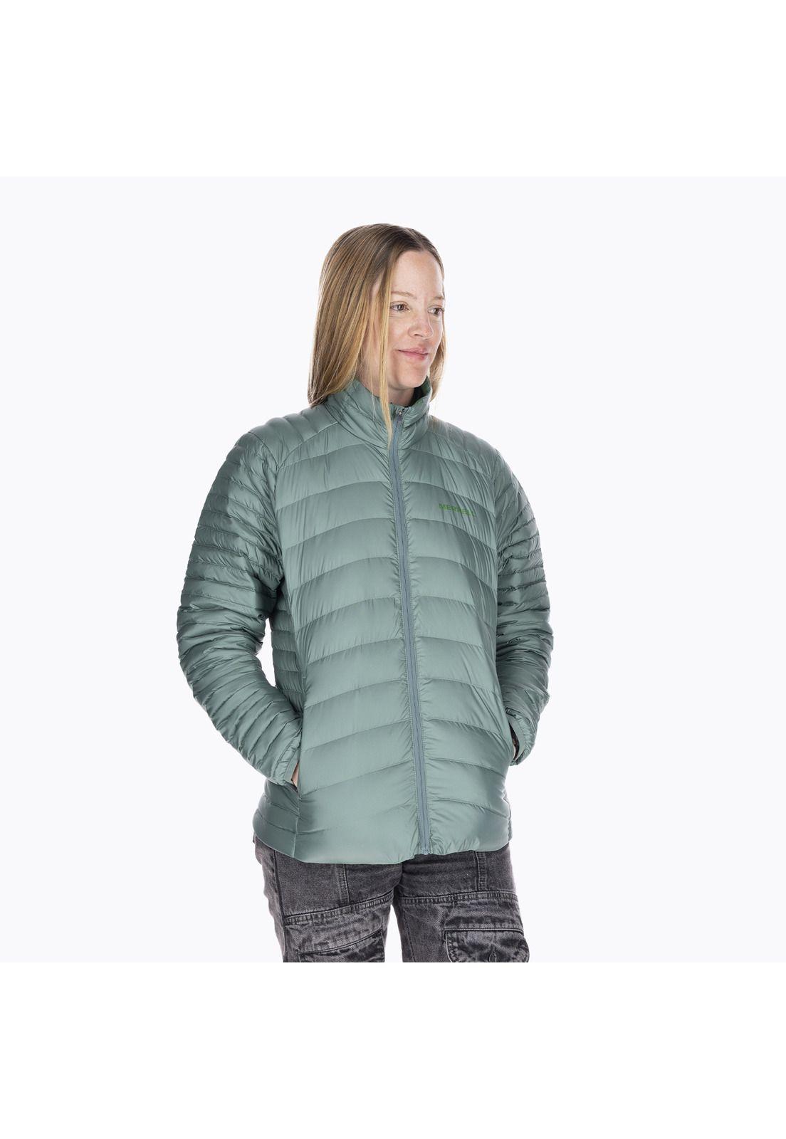 Parka Impermeable Ridgevent Verde Musgo Mujer-1