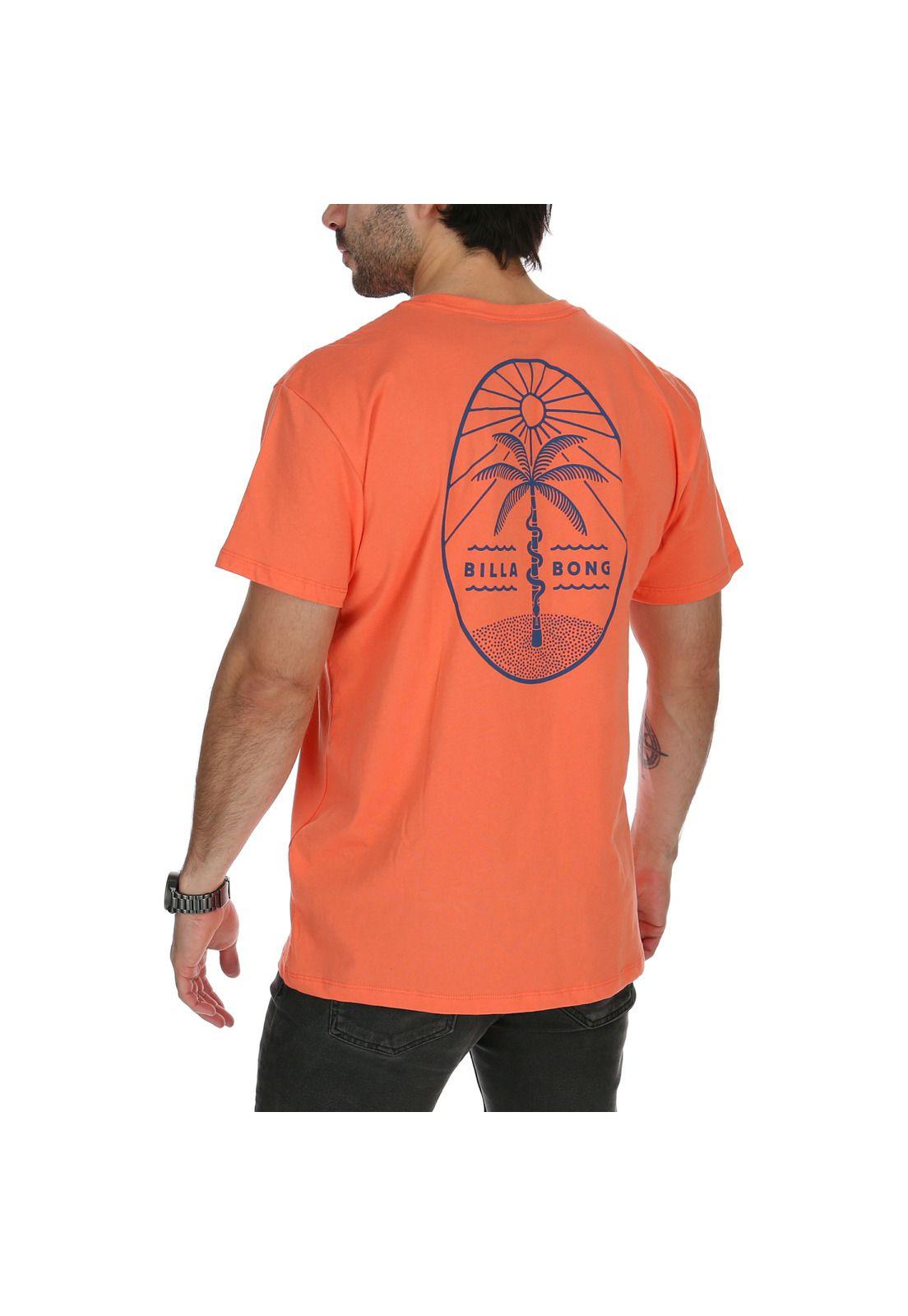 Polera M/C Hombre Treesnake Naranjo-2