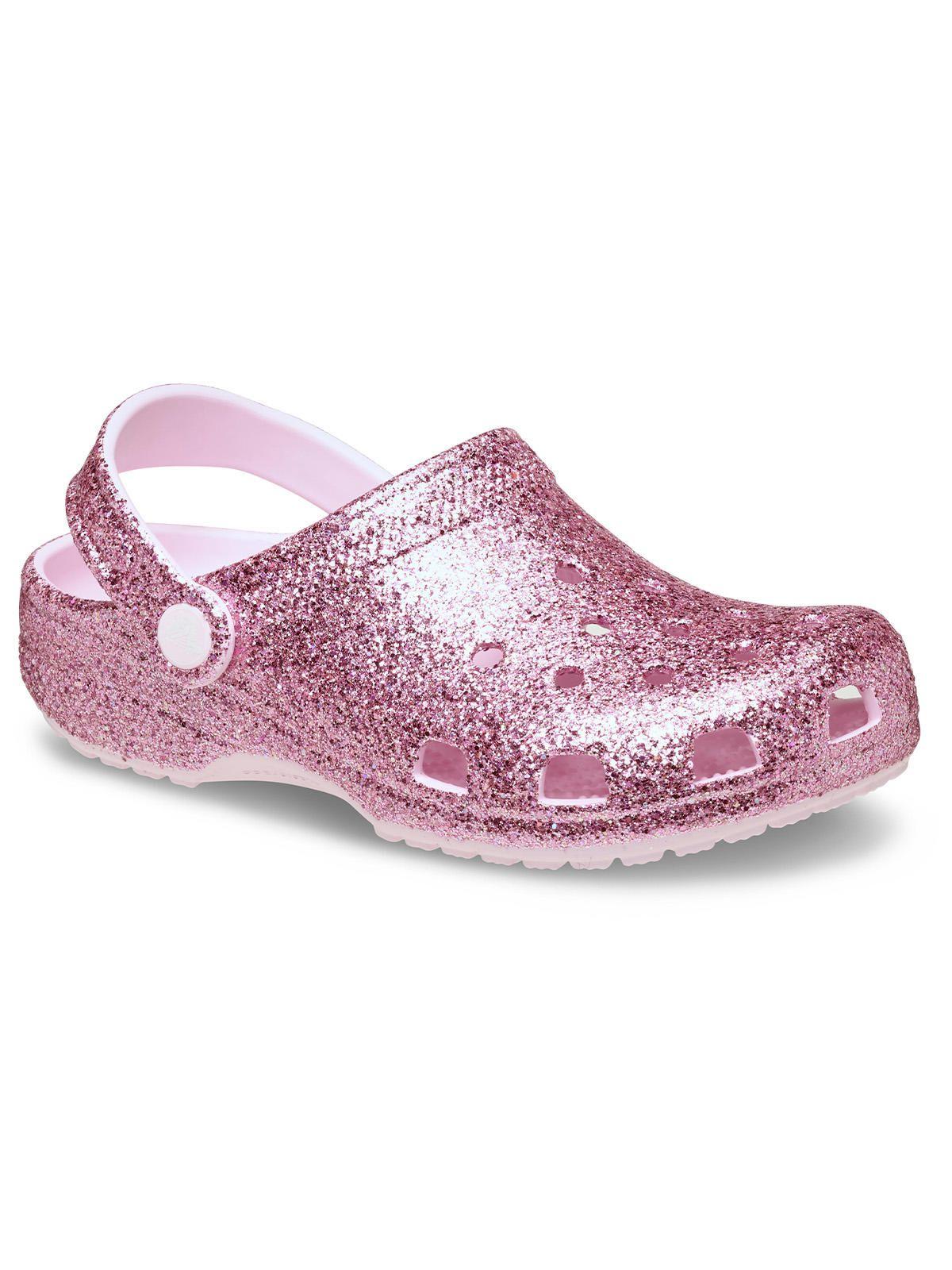 Zueco Niños Pequeños Chunky Glitter T Rosado-1
