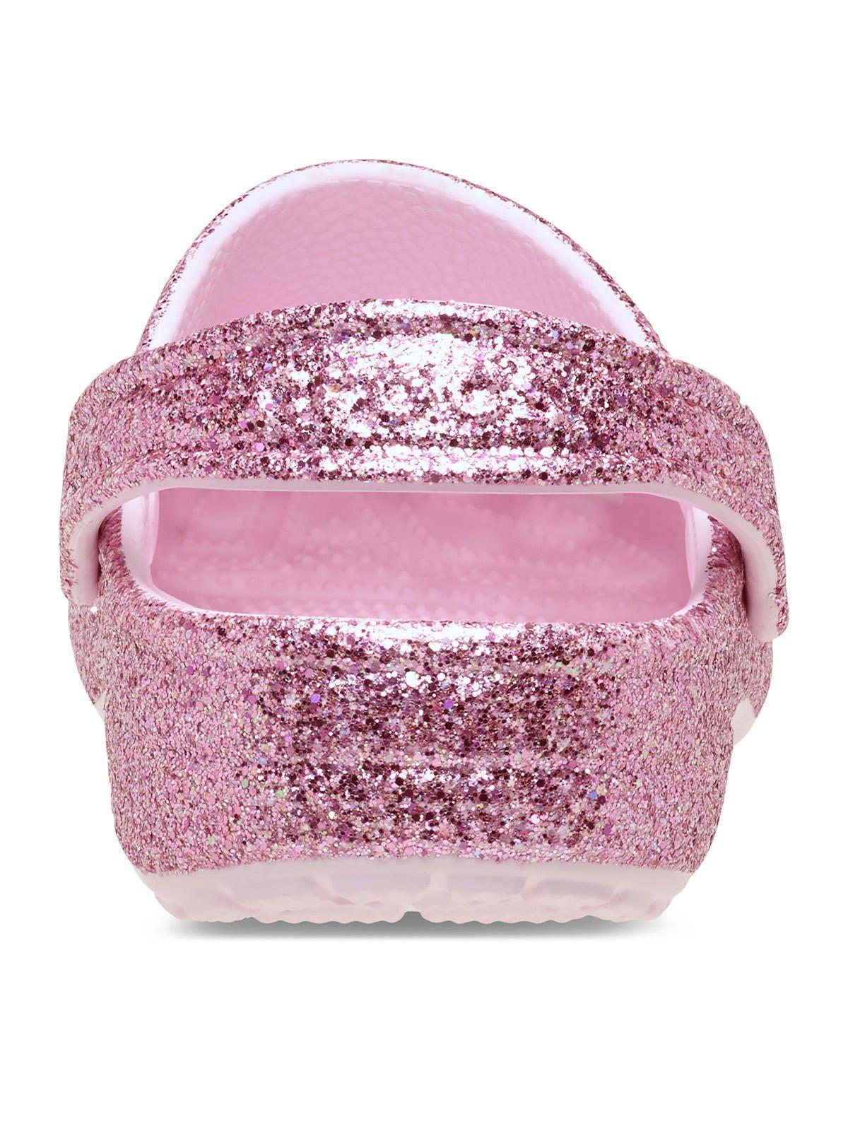 Zueco Niños Pequeños Chunky Glitter T Rosado-4