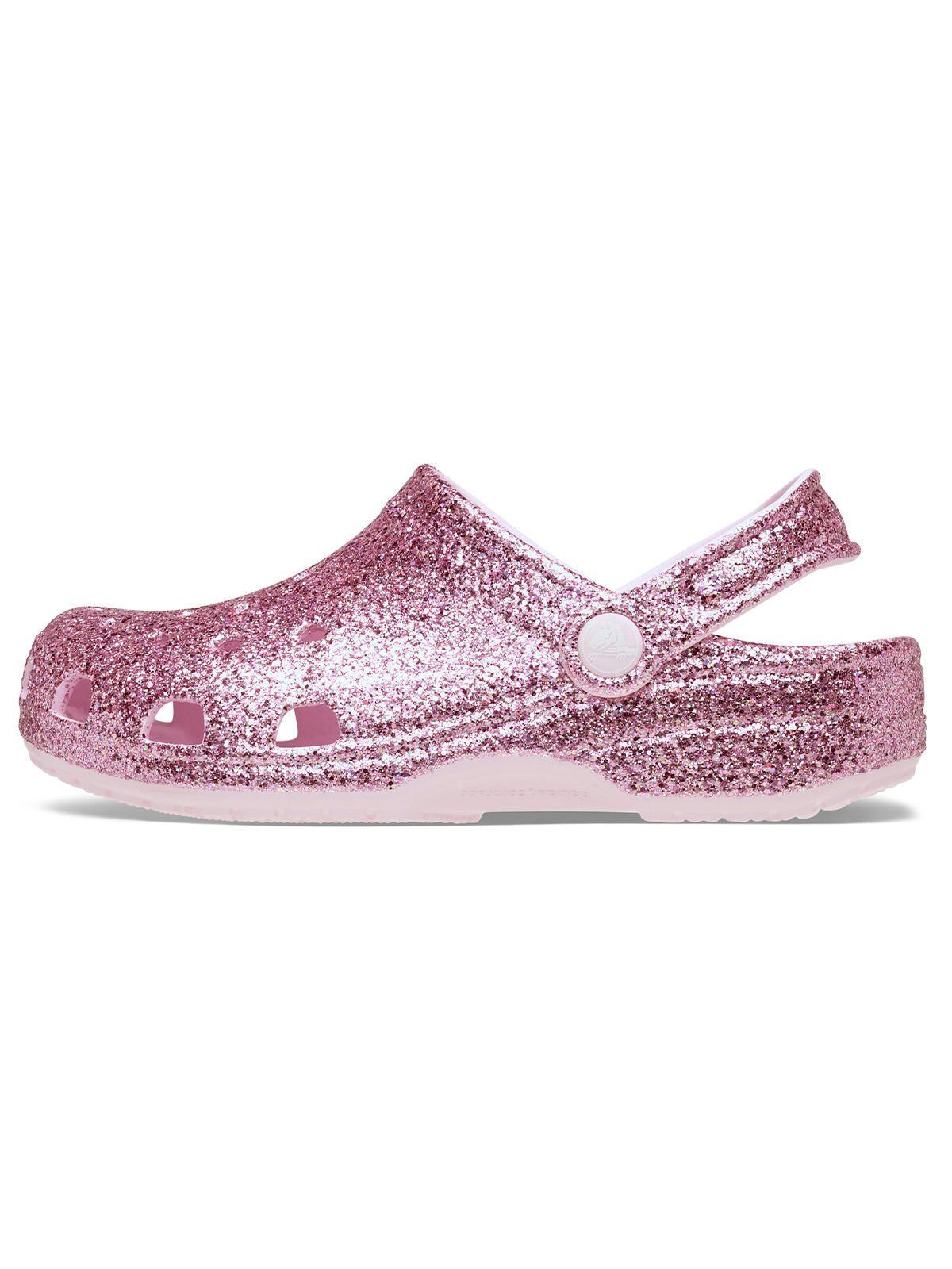 Zueco Niños Pequeños Chunky Glitter T Rosado-6