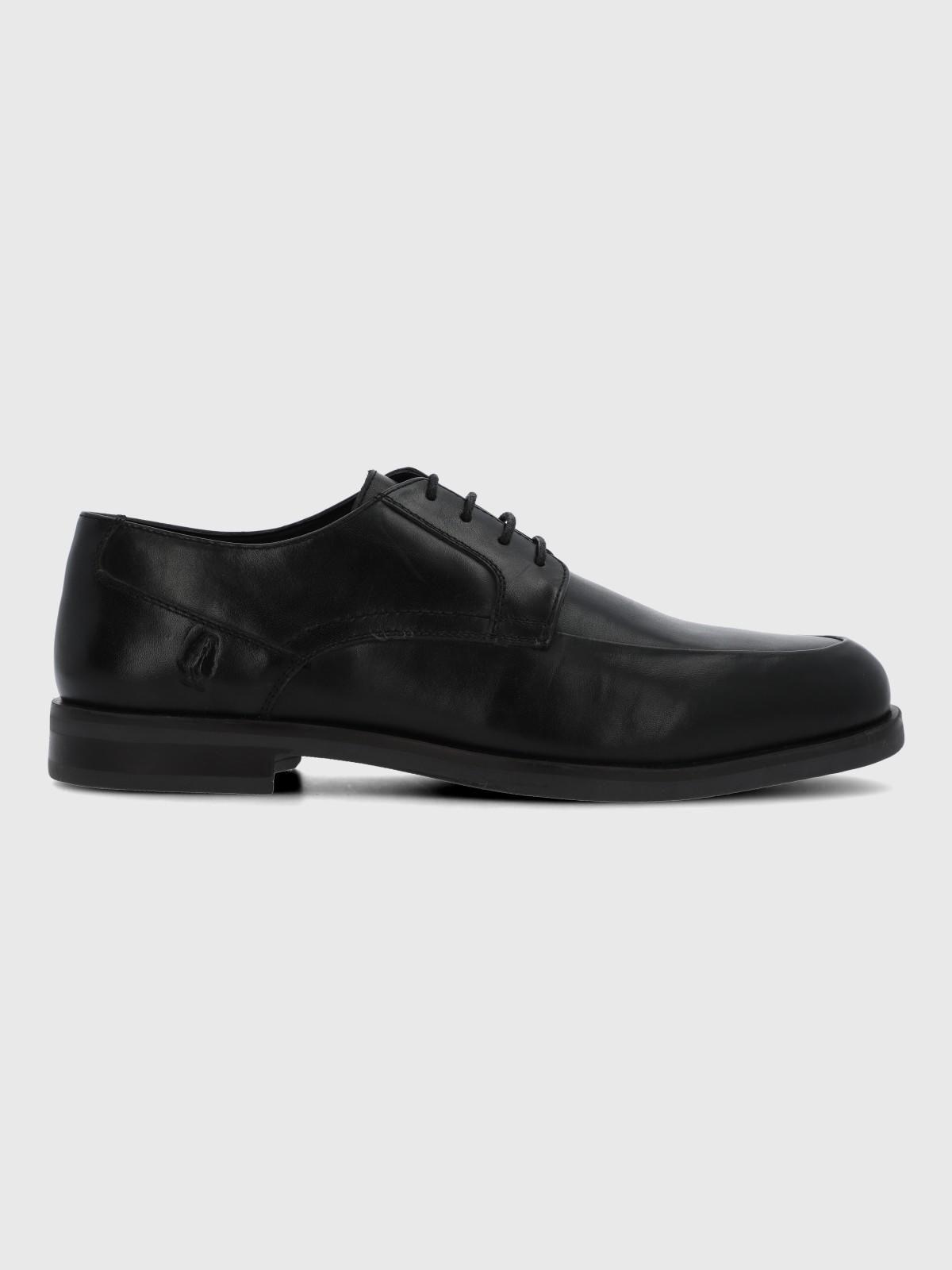 Zapato Cuero Hombre Tenebra Negro-1