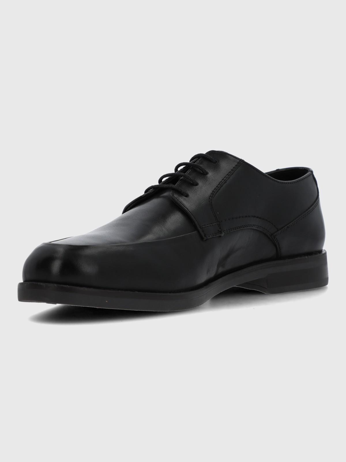 Zapato Cuero Hombre Tenebra Negro-5