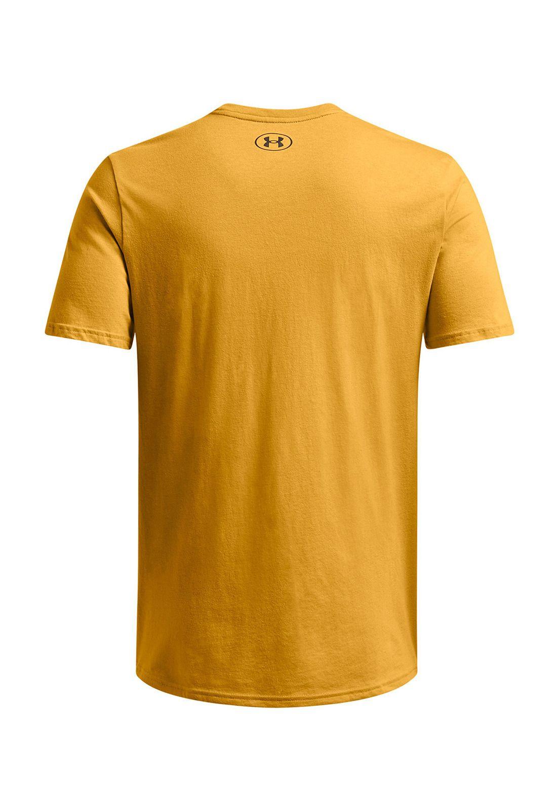 Polera manga corta P Rock hombre Amarillo-1