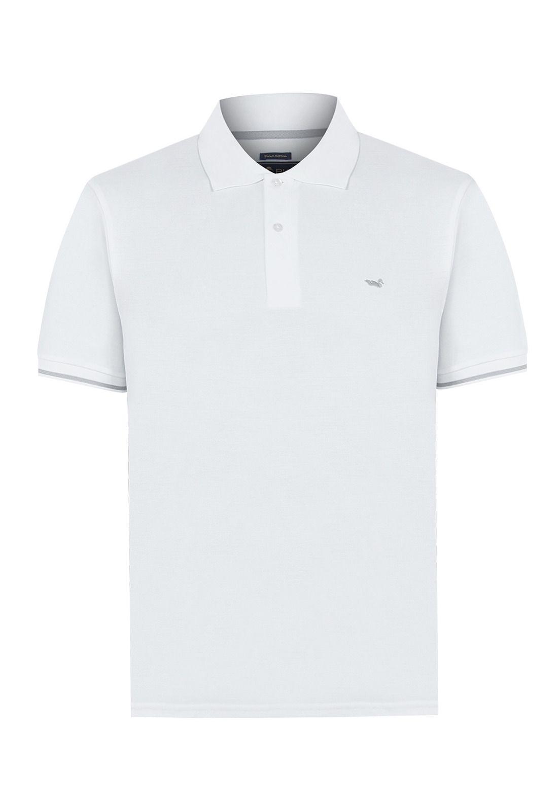Polera Algodón Orgánico Blanco Mitchell Hombre -0