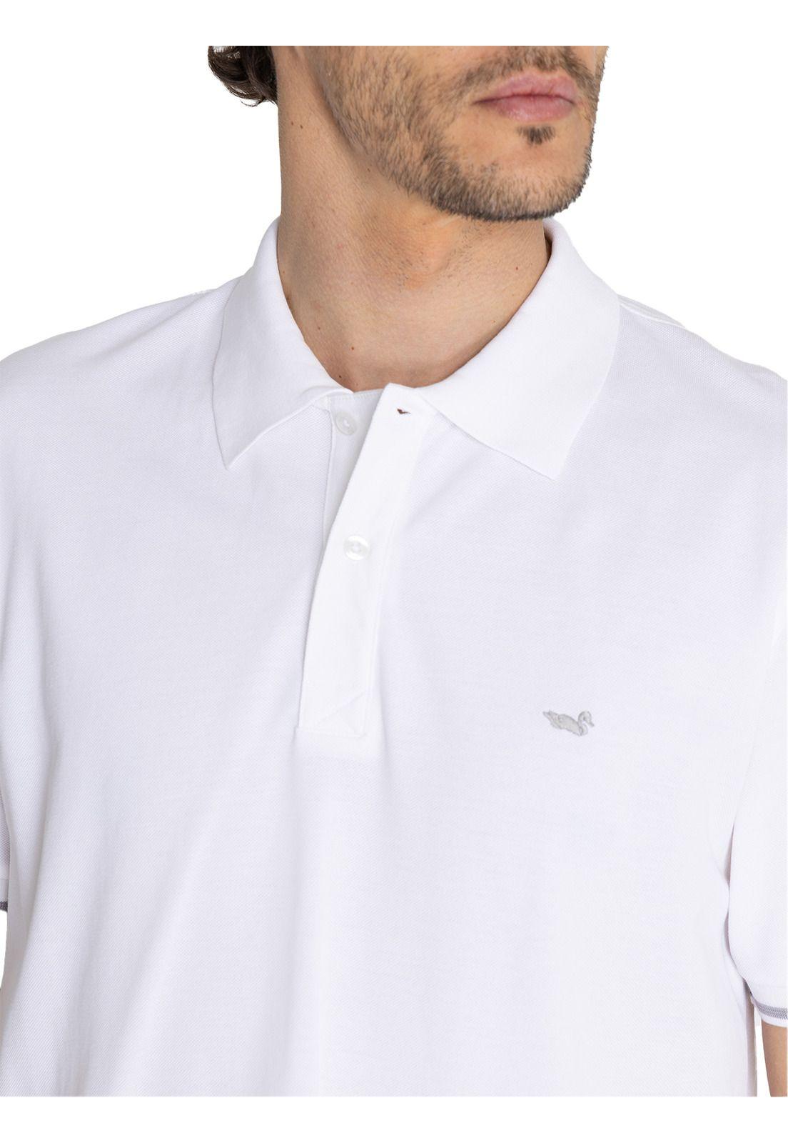 Polera Algodón Orgánico Blanco Mitchell Hombre -6