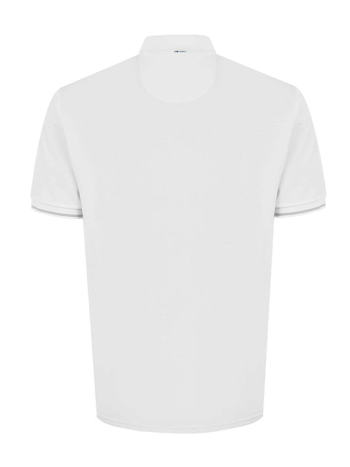 Polera Algodón Orgánico Blanco Mitchell Hombre -1