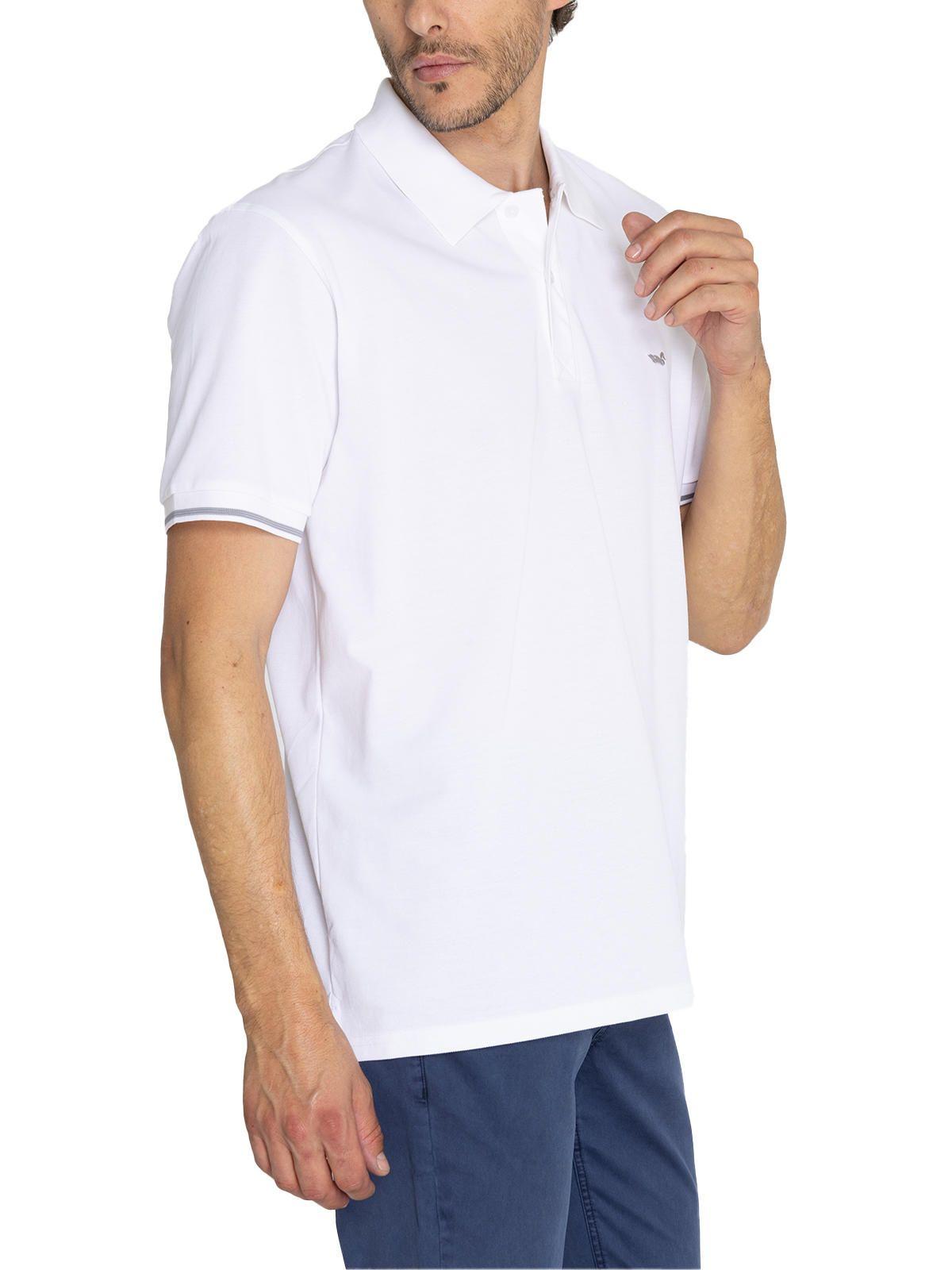 Polera Algodón Orgánico Blanco Mitchell Hombre -5