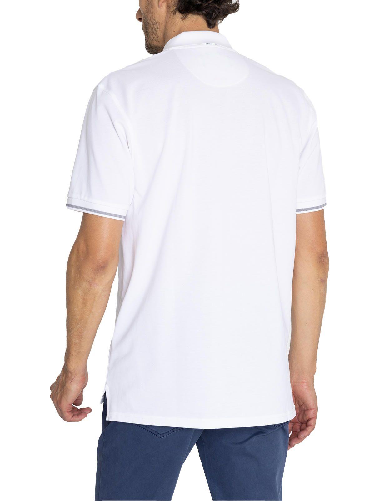Polera Algodón Orgánico Blanco Mitchell Hombre -7
