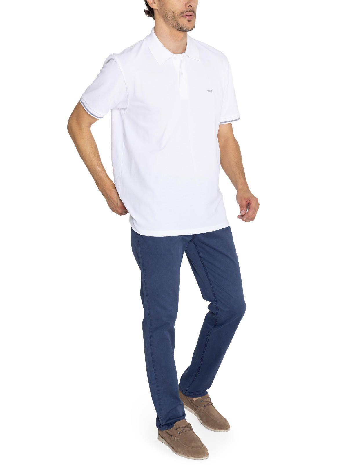 Polera Algodón Orgánico Blanco Mitchell Hombre -8