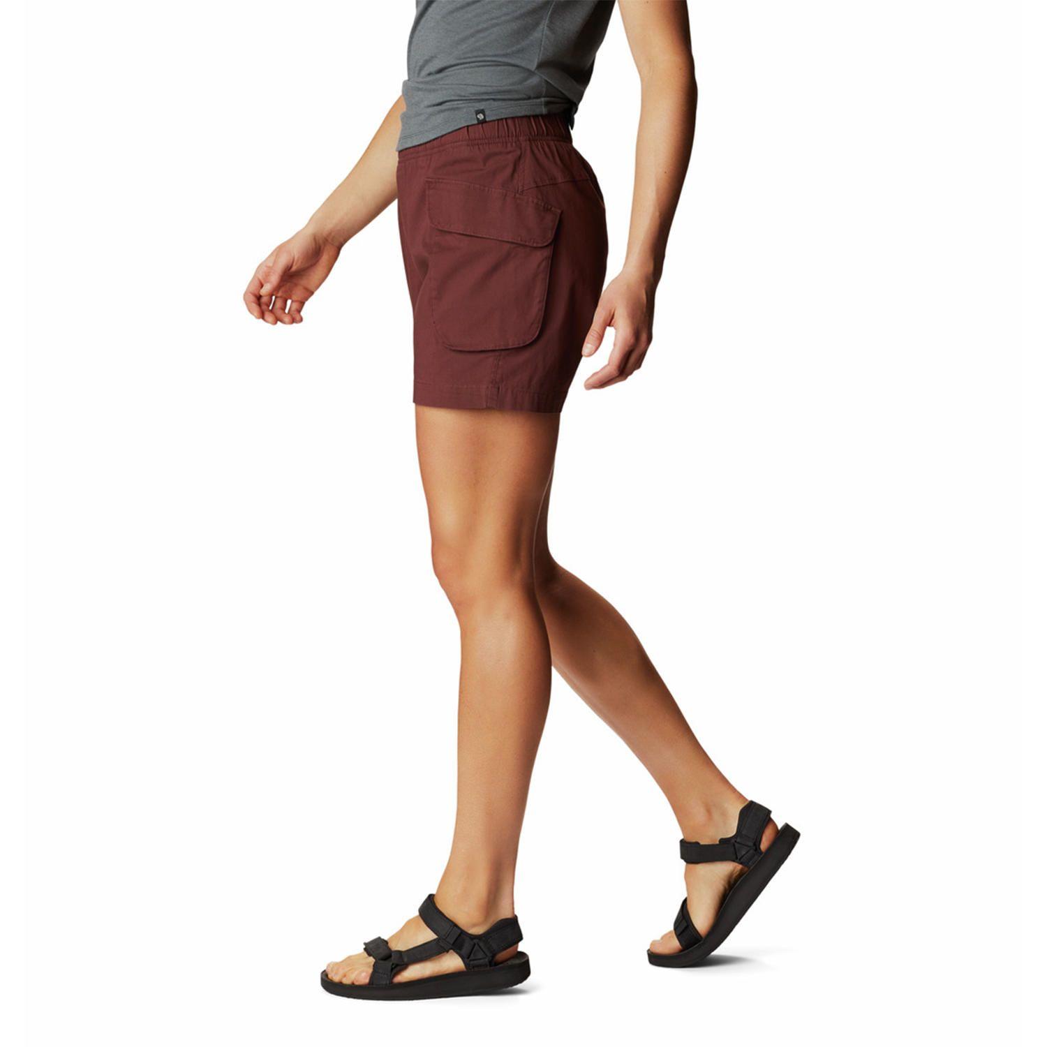 Short Mujer Cascade Pass Cargo Rojo-1