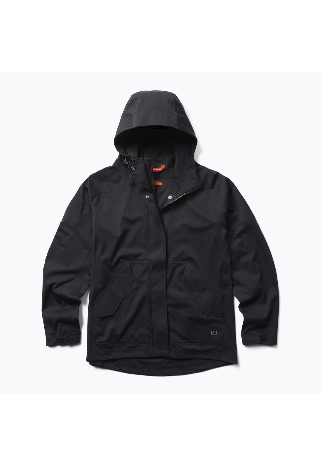 Impermeable Mujer Whisper Rain Shell Negro-0