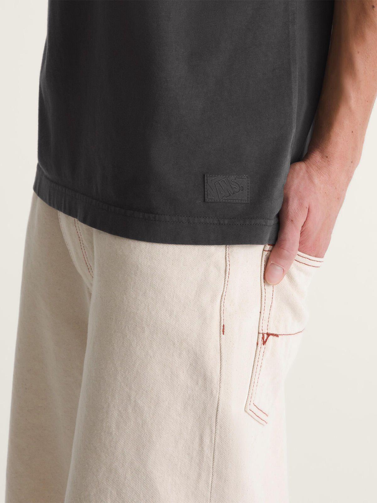 Polera M/C Hombre Loose Fit Tshirt Negro-3