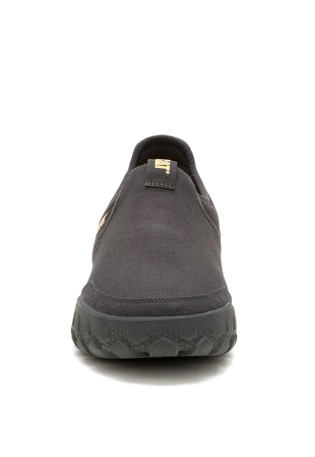 Zapatilla Cuero Hombre Hex Plus Slip On Negro-4