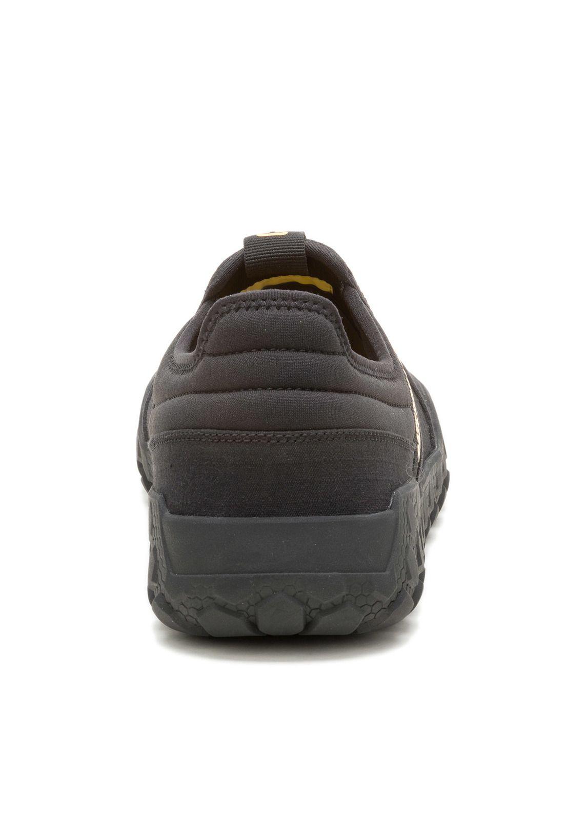 Zapatilla Cuero Hombre Hex Plus Slip On Negro-5