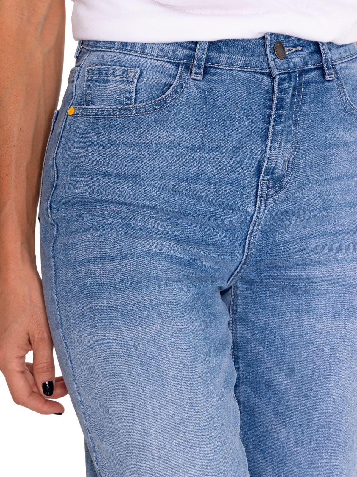 Jeans Mujer Triblend High-Rise Straight Celeste CAT-4