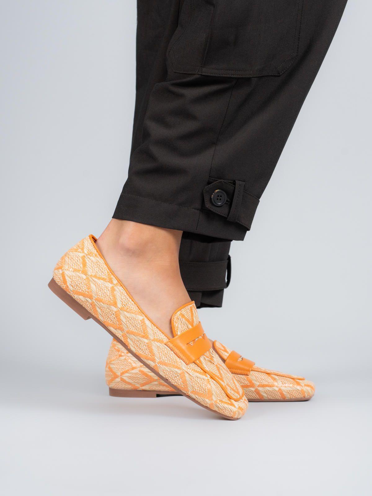 Mocasin Mujer Bellano Naranja-4