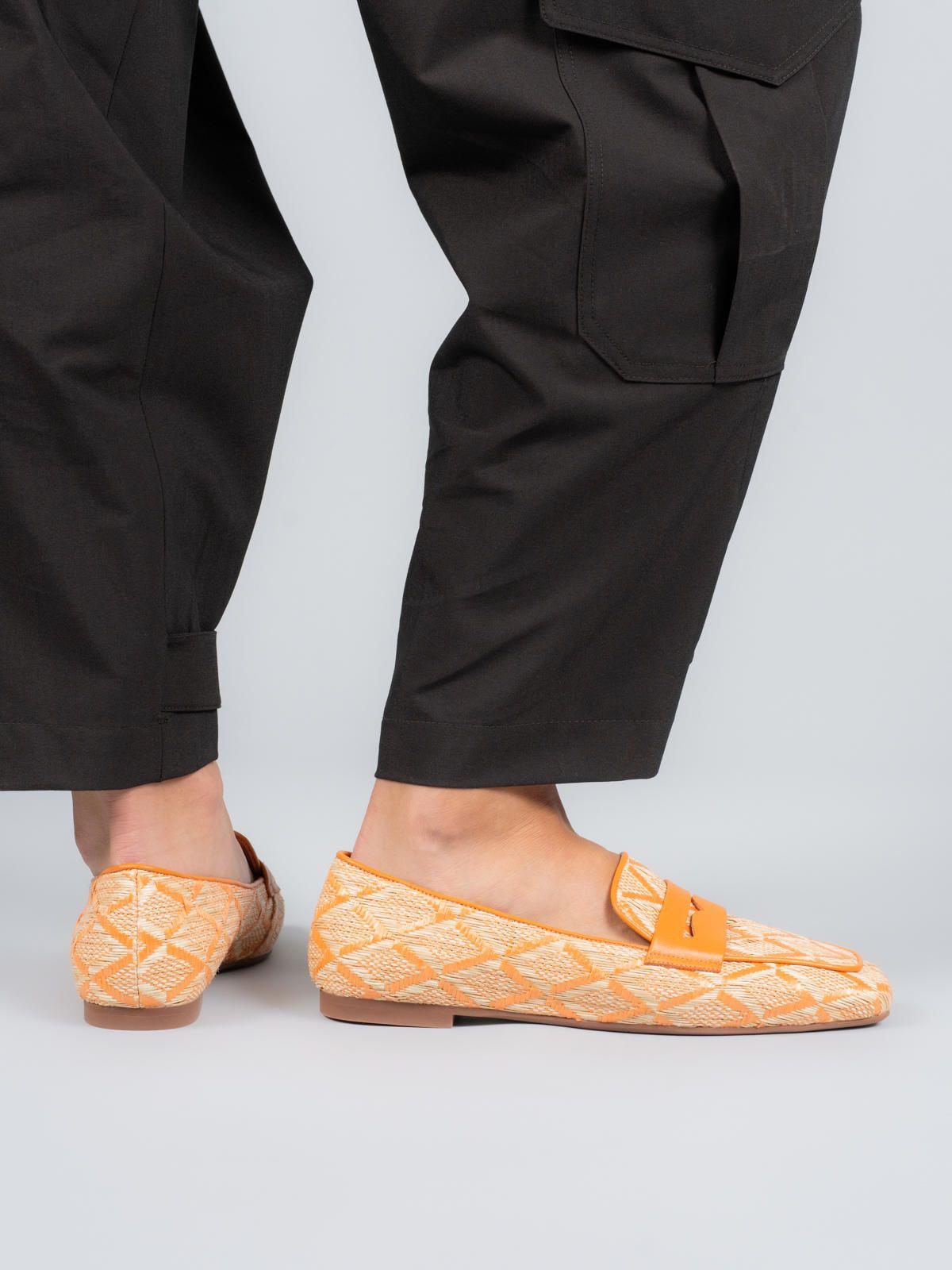 Mocasin Mujer Bellano Naranja-5