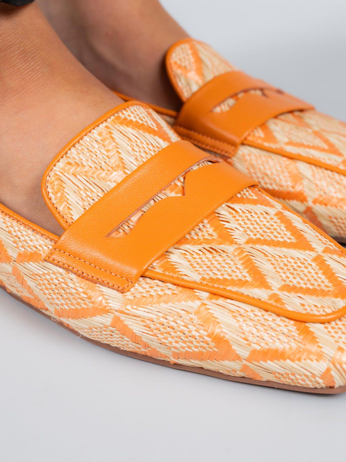 Mocasin Mujer Bellano Naranja-7