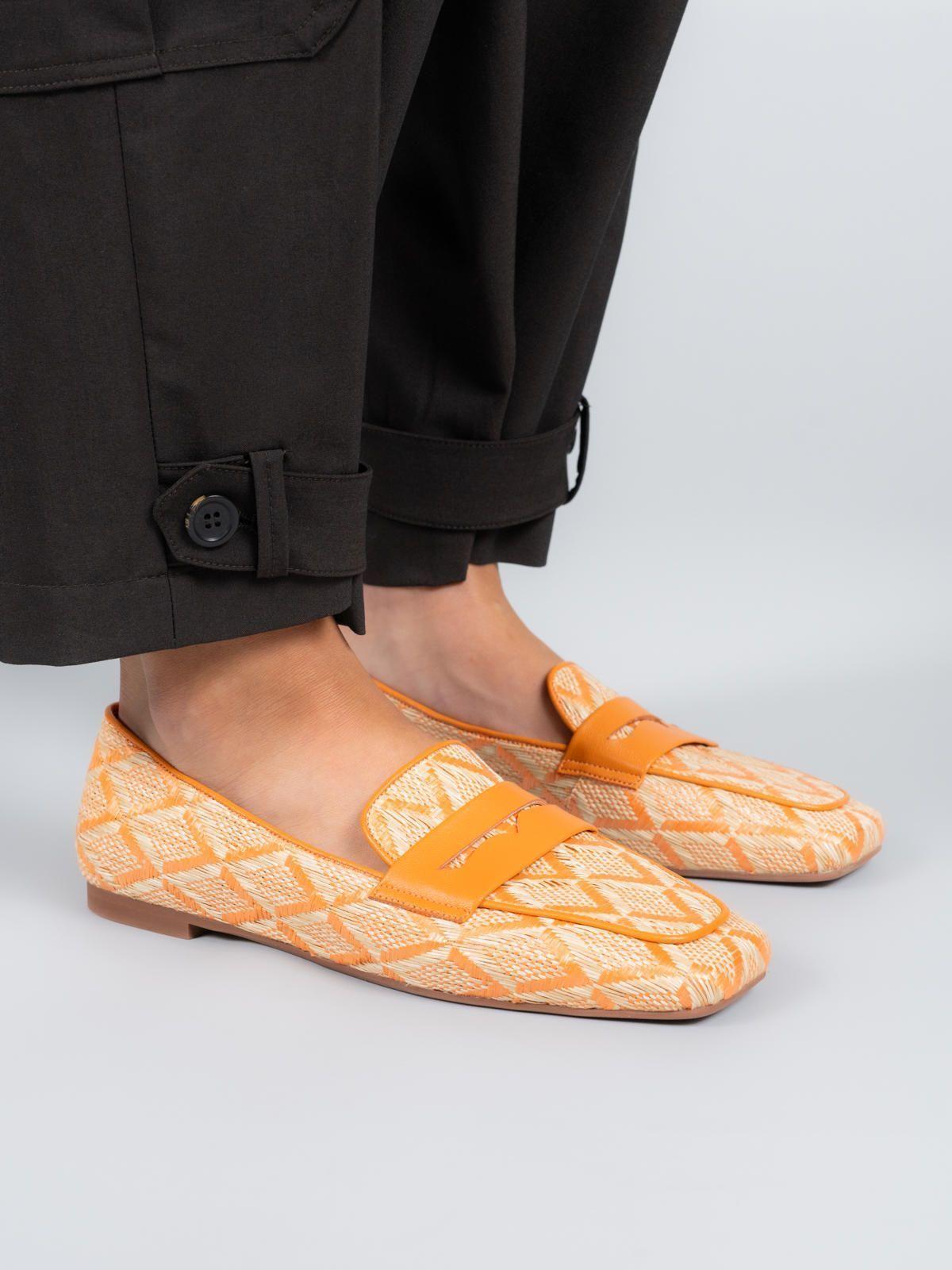 Mocasin Mujer Bellano Naranja-3