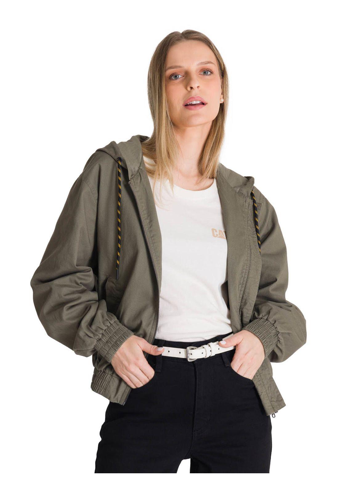 Chaqueta Mujer Lightweight Utility Bomber Oliva-0