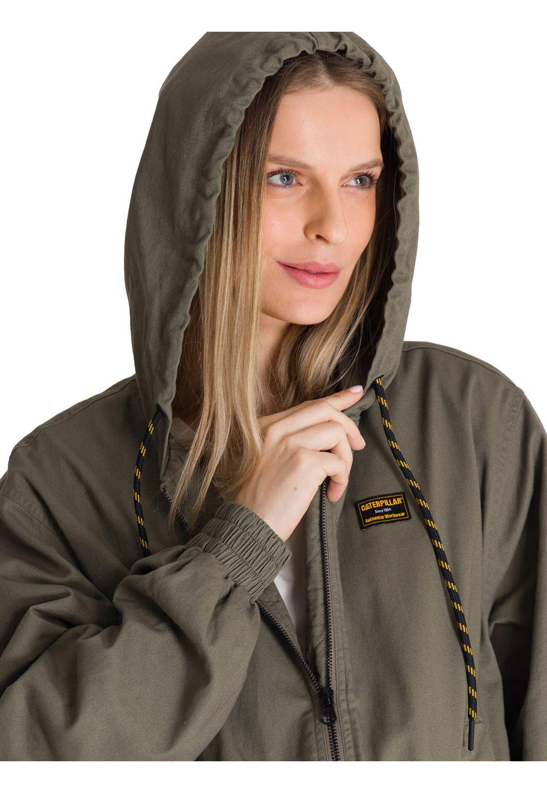 Chaqueta Mujer Lightweight Utility Bomber Oliva-4