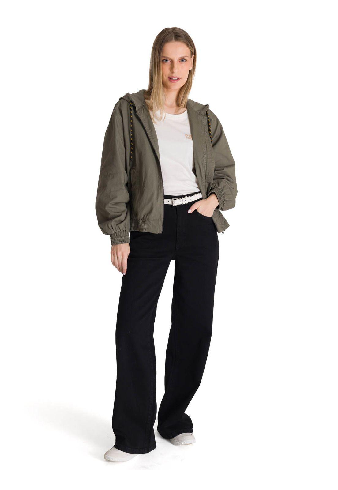 Chaqueta Mujer Lightweight Utility Bomber Oliva-5