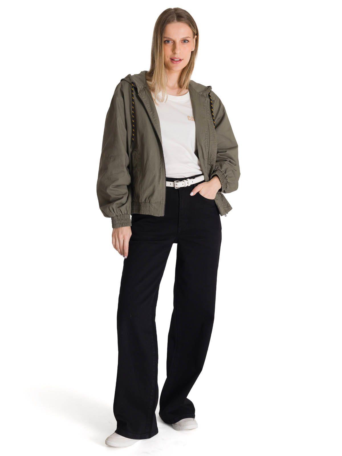 Chaqueta Mujer Lightweight Utility Bomber Oliva-5