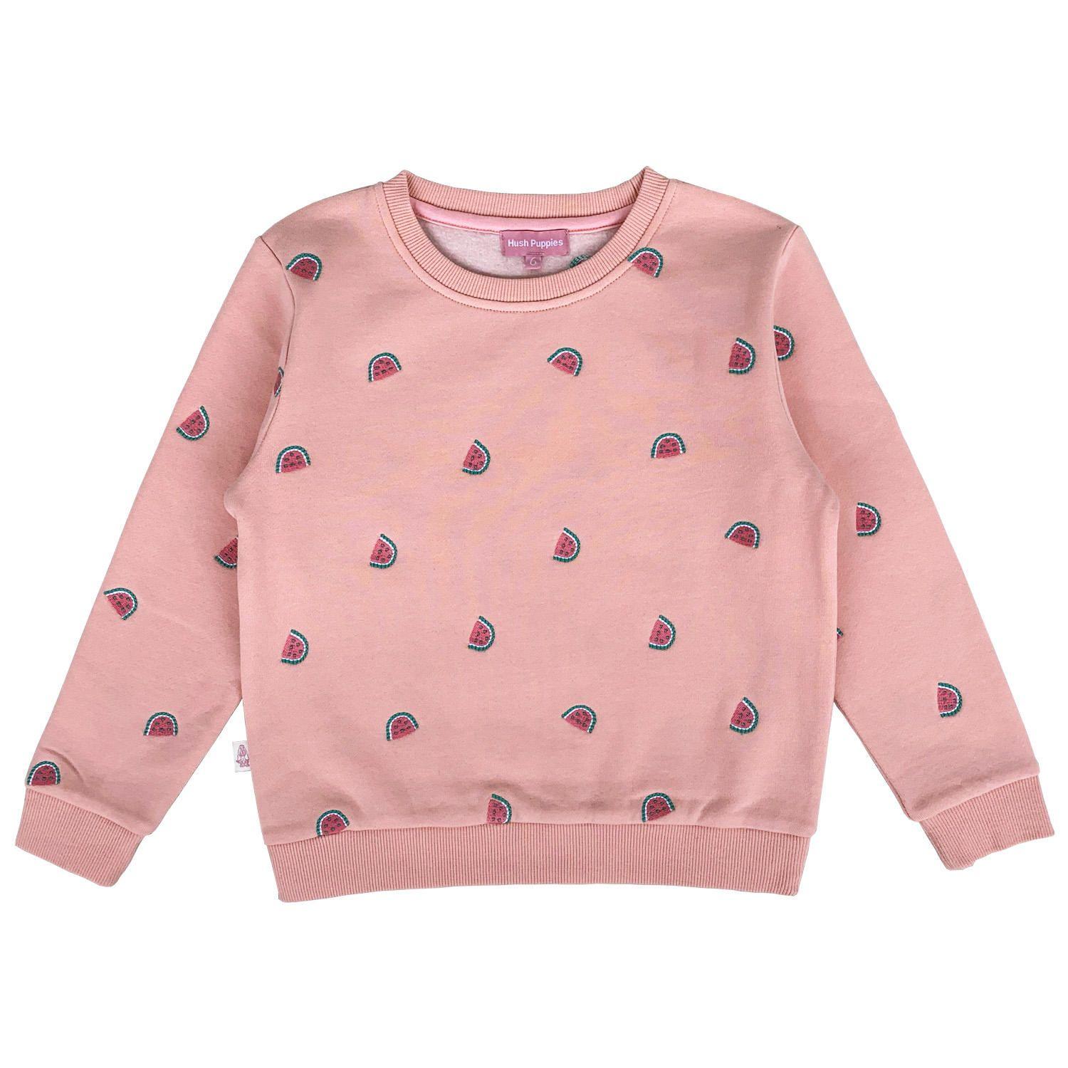 Polerón Frutas Niña Algodón Rosa-0