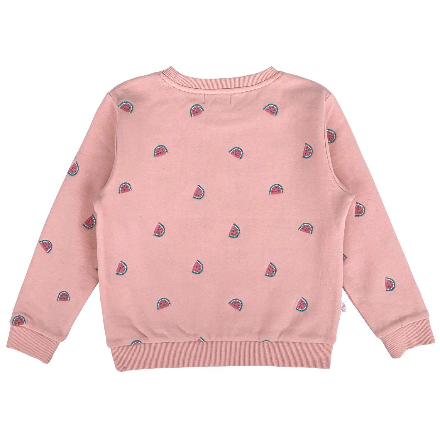 Polerón Frutas Niña Algodón Rosa-1