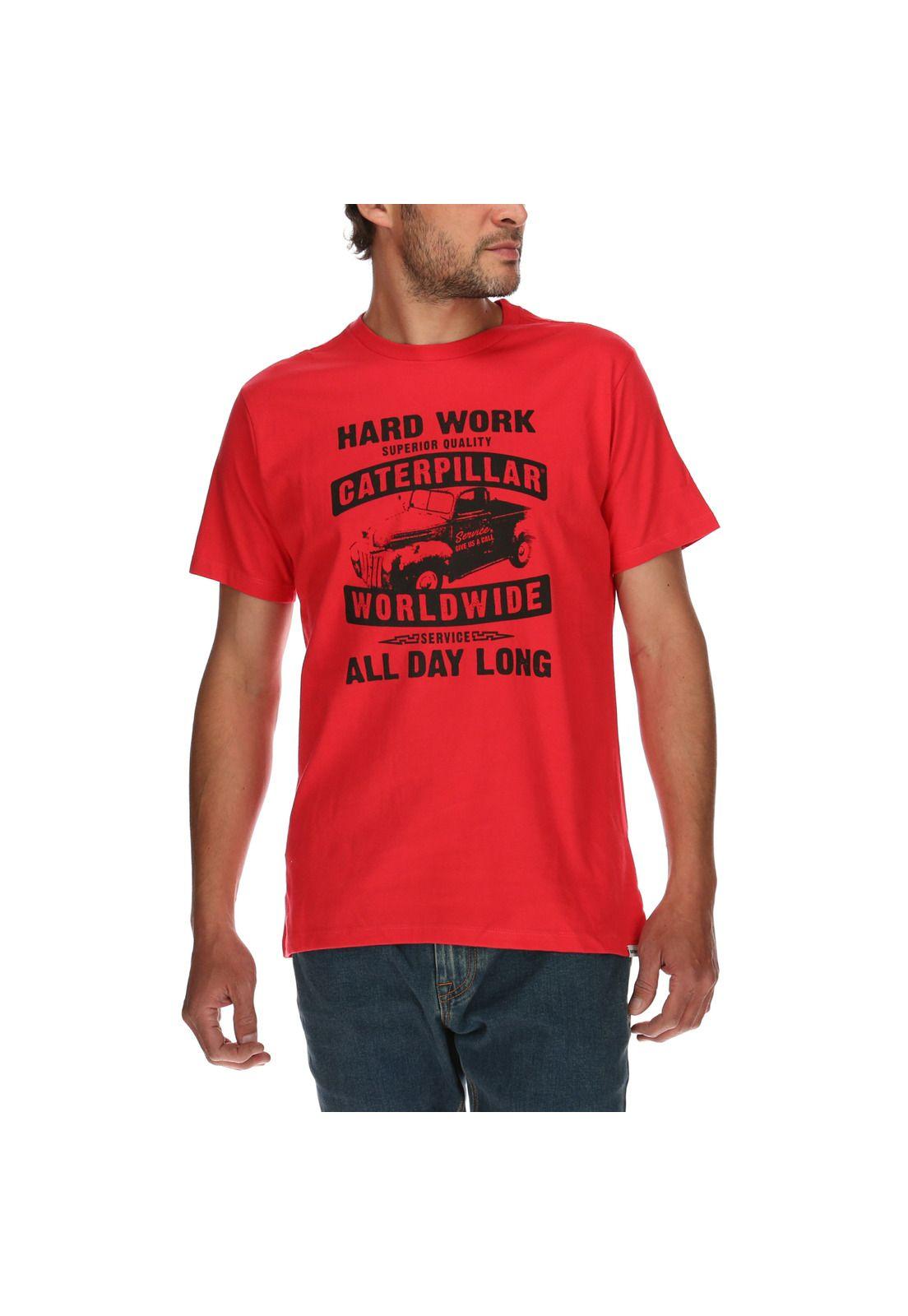 Polera Hombre All Day Rojo-0