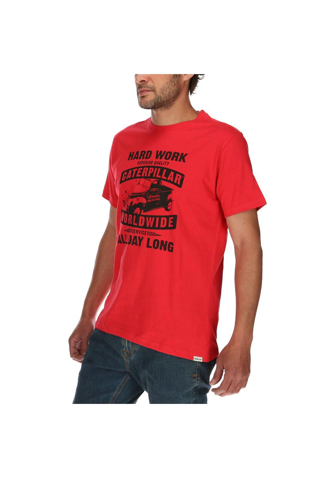 Polera Hombre All Day Rojo-1